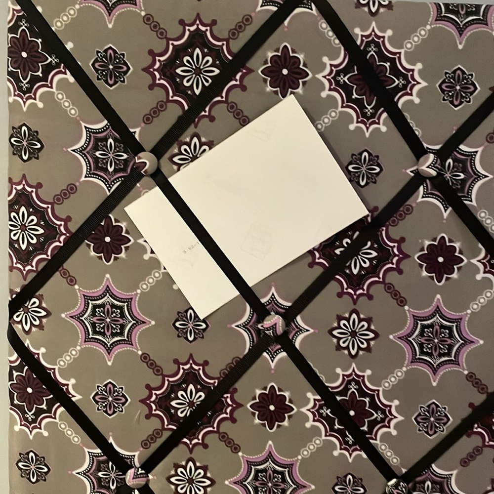 Fabric Memo/photo board - Picture 3 of 4